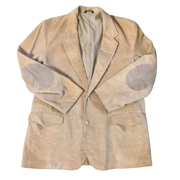 Pioneer Wear Made In The USA Vintage Corduroy Blazer With Elbow Patches - Picture 1 of 13